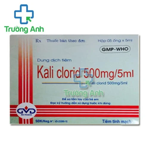 Kali clorid 500mg/5ml MD Pharco - Thuốc điều trị giảm kali huyết