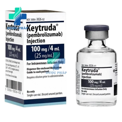 Keytruda 100mg/4ml MSD - Thuốc điều trị ung thư tế bào biểu mô phổi