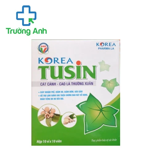 Korea Tusin Vinpharma - Hỗ trợ nhuận phế, giảm ho, giảm đờm