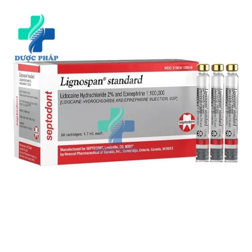 Lignospan Standard Septodont - Thuốc tiêm gây tê nha khoa