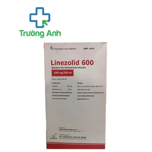 Linezolid 600 Amvipharm - Điều trị nhiễm trùng da biến chứng