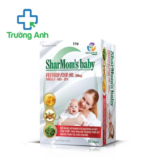 SharMom's baby Vgas - Hỗ trợ giảm tình trạng nghén, mệt mỏi