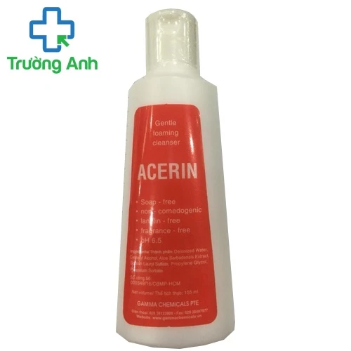Sữa rửa mặt Acerin - Giúp làm sạch, giữ độ ẩm da, giúp căng mịn da