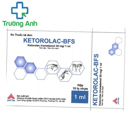 Ketorolac-BFS 30mg/1ml CPC1HN - Thuốc giảm đau rất hiệu quả