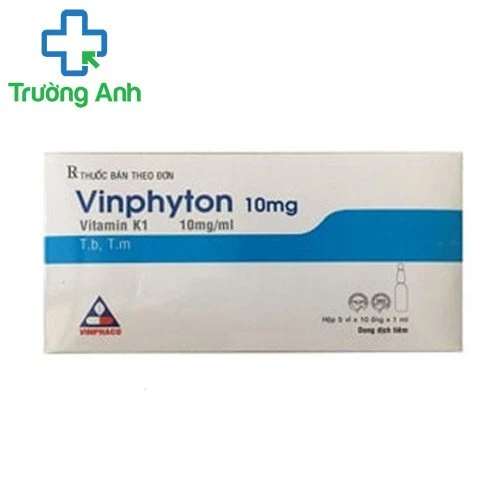 Vinphyton 10mg Vinphaco - Điều trị xuất huyết và nguy cơ xuất huyết