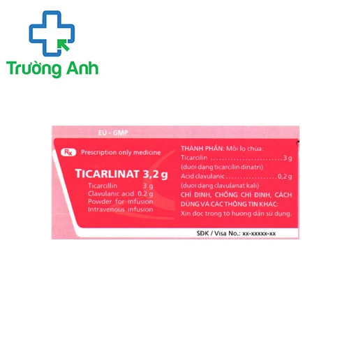 Ticarlinat 3,2g Imexpharm - Điều trị các bệnh nhiễm trùng