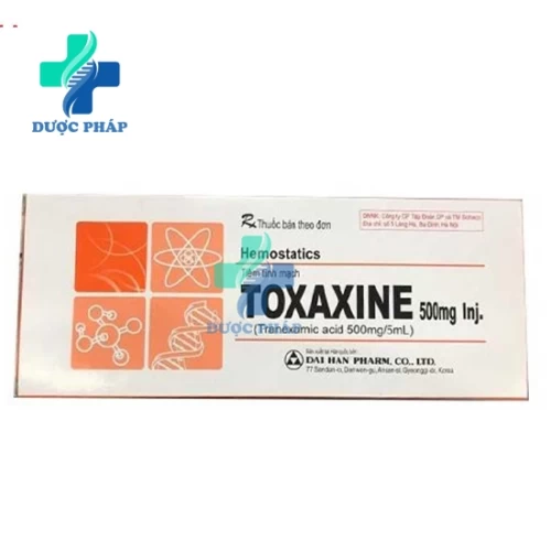 Toxaxine 500mg Inj Daihan Pharm - Thuốc ngăn ngừa xuất huyết