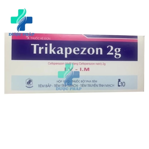 Trikapezon 2g Pharbaco - Thuốc điều trị nhiễm khuẩn