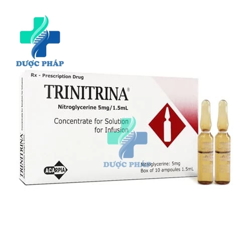 Trinitrina 5mg/1,5ml Fisiopharma - Thuốc điều trị cao huyết áp
