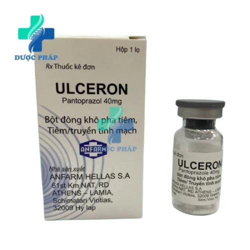 Ulceron 40mg Anfarm - Điều trị trào ngược dịch dạ dày