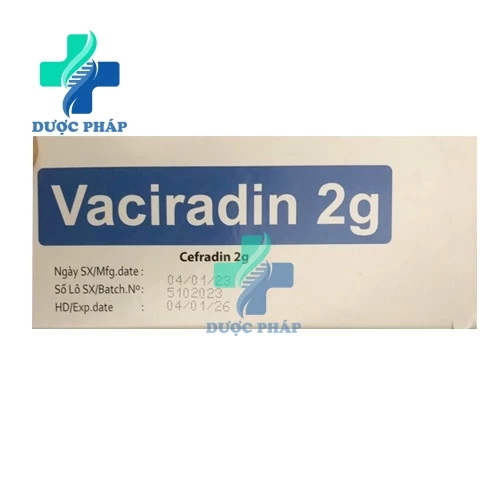 Vaciradin 2g VCP - Thuốc điều trị nhiễm khuẩn nặng