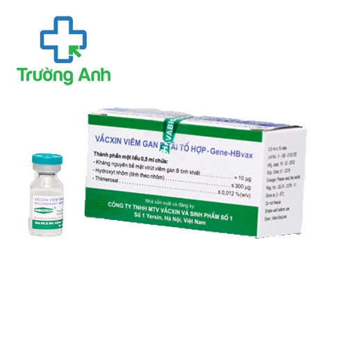 Gene-HBVAX 0,5ml Vabiotech - Vaccine phòng bệnh viêm gan B