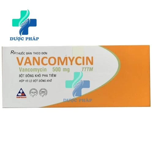 Vancomycin 500mg Vinphaco - Thuốc điều trị viêm nội tâm mạc