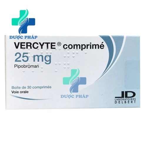 Vercyte 25mg - Thuốc trị đa hồng cầu Vera của Pháp