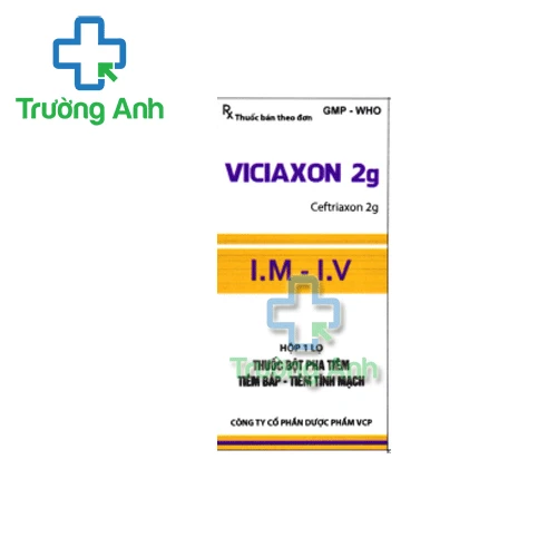 Viciaxon 2g VCP - Thuốc điều trị nhiễm trùng đường hô hấp