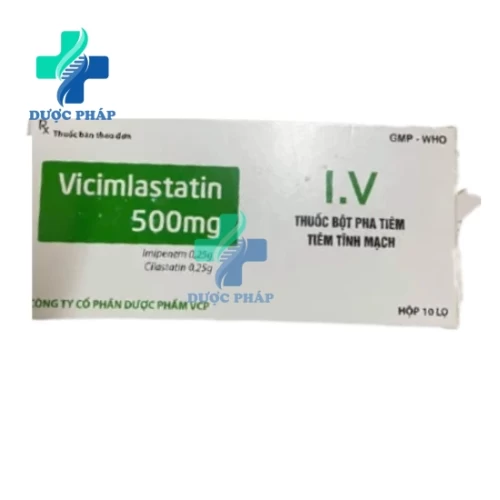 Vicimlastatin 500mg VCP - Điều trị nhiễm khuẩn đường tiết niệu