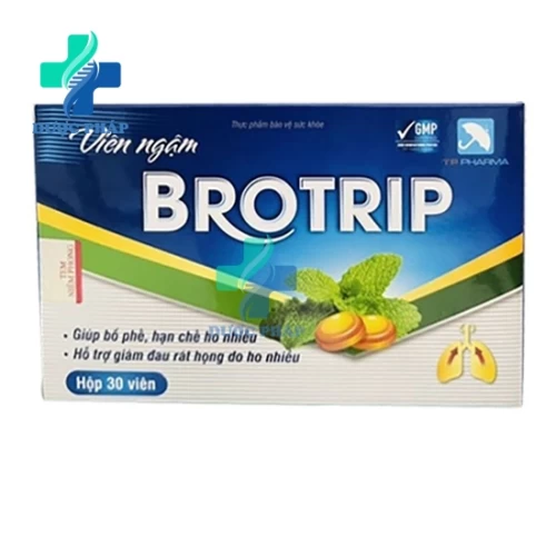 Viên Ngậm Brotrip TP Pharma - Hỗ trợ hạn chế ho nhiều