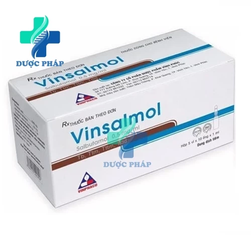 Vinsalmol 0,5mg/ml Vinphaco (tiêm) - Thuốc điều trị cơn hen