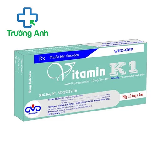 Vitamin K1 10mg/1ml MD Pharco - Điều trị tình trạng giảm vitamin K