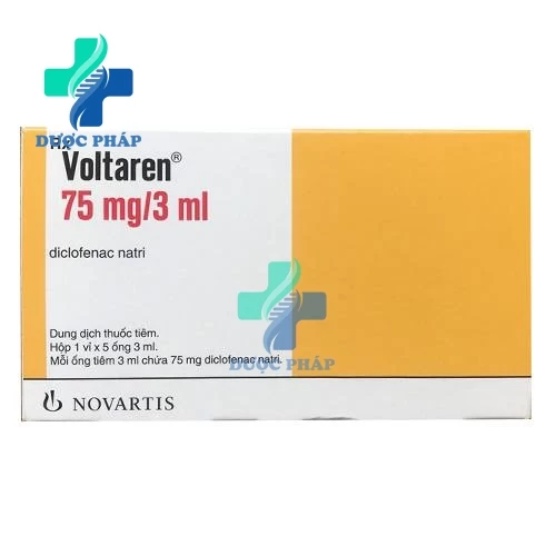Voltaren 75mg/3ml Novartis - Điều trị cơn cấp tính của bệnh gút