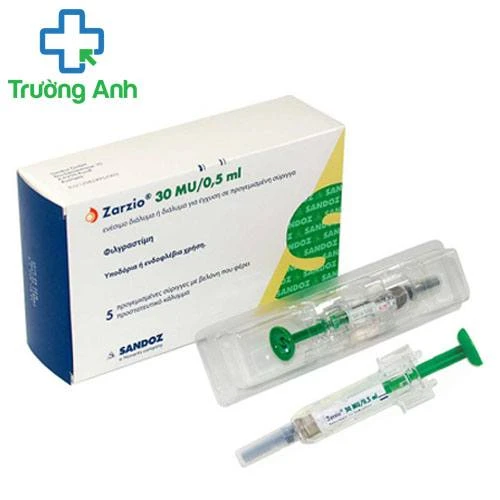 Zarzio 30MU/0,5ml Sandoz - Điều trị giảm bạch cầu trung tính