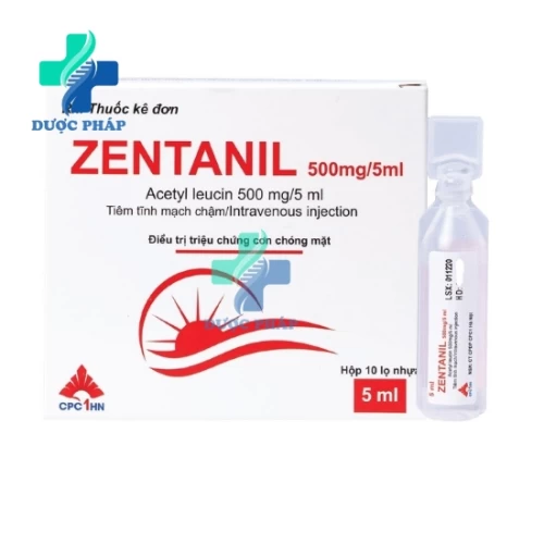 Zentanil 500mg/5ml CPC1HN - Ðiều trị triệu chứng cơn chóng mặt