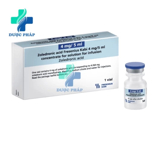 Zoledronic Acid Fresenius Kabi 4mg/5ml - Điều trị tăng calci máu do ung thư