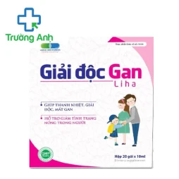 Giải độc gan Liha - Hỗ trợ cơ thể thanh nhiệt, hỗ trợ giải độc