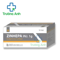 Zinhepa Inj 1g Korus Pharm - Thuốc điều trị nhiễm khuẩn hô hấp