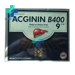 Acginin 400 9++ - Bổ sung vitamin, giúp giải độc, tăng cường chức năng gan