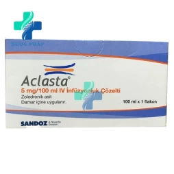 Aclasta 5mg/100ml Inf 100ml 1's - Thuốc điều trị loãng xương hiệu quả của Áo