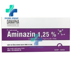 Aminazin 1,25%  - Thuốc điều trị tâm thần phân liệt hiệu quả của Danapha