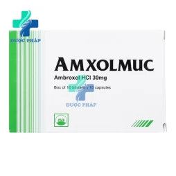 Amxolmuc - Thuốc điều trị ho, viêm phế quản, giúp long đờm