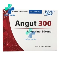 Angut 300 - Thuốc điều trị gout mãn tính, tăng acid uric huyế