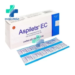 Aspilets EC - Thuốc phòng ngừa huyết khối động mạch, nhồi máu cơ tim