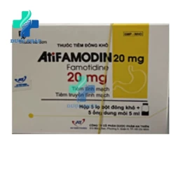 AtiFamodin 20mg - Thuốc điều trị viêm loét dạ dày, tá tràng hiệu quả
