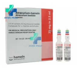Atracurium - Hameln 10mg/ml (2,5ml) - Thuốc gây mê hiệu quả của Germany
