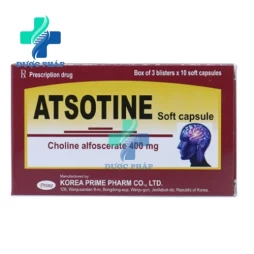 Atsotine 400mg - Thuốc điều trị bệnh đột quỵ, suy giảm trí nhớ