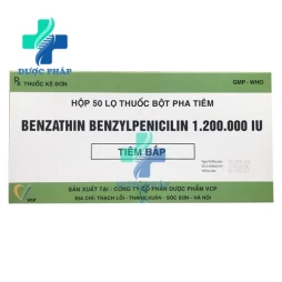 Benzathin Benzylpenicilin 1.200.000IU VCP - Thuốc điều trị nhiễm trùng hiệu quả