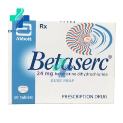 Betaserc 24mg - Thuốc điều trị trứng chóng mặt tiền đình hiệu quả