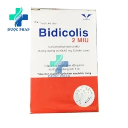 Bidicolis 2 MIU - Thuốc điều trị nhiễm khuẩn hiệu quả của Bidiphar