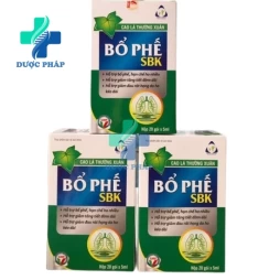 Bổ phế SBK - Hỗ trợ bổ phế, hạn chế ho nhiều