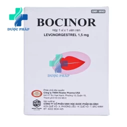 Bocinor - Levonorgestrel 1.5mg Ba Đình Pharma