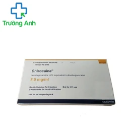 Chirocaine 5mg/ml - Thuốc gây tê và giảm đau hiệu quả