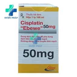 Cisplatin "Ebewe" 10mg/20ml - Thuốc điều trị giảm nhẹ ung thư phổi