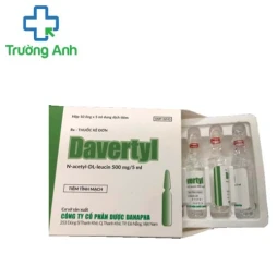 Davertyl 500mg/5ml Danapha - Tuốc điều trị chóng mặt hiệu quả