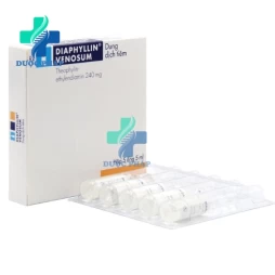Diaphyllin Venosum 240mg/5ml Gedeon Richter - Điều trị viêm phế quản