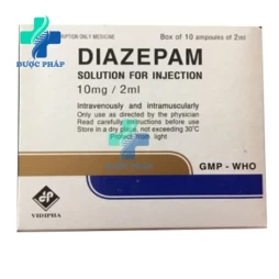 Diazepam 10mg/2ml Vidipha - Làm giảm căng thẳng, lo âu