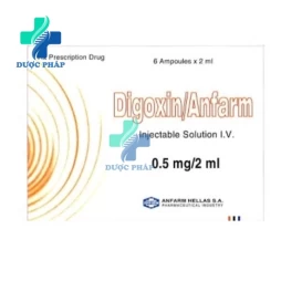Digoxin/Anfarm 0,5mg - Kiểm soát chứng loạn nhịp trên tâm thất