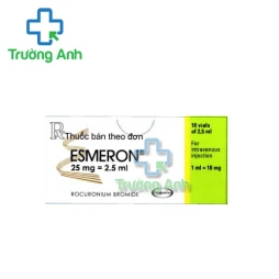 Esmeron 25mg/2,5ml MSD - Hỗ trợ gây mê toàn thân